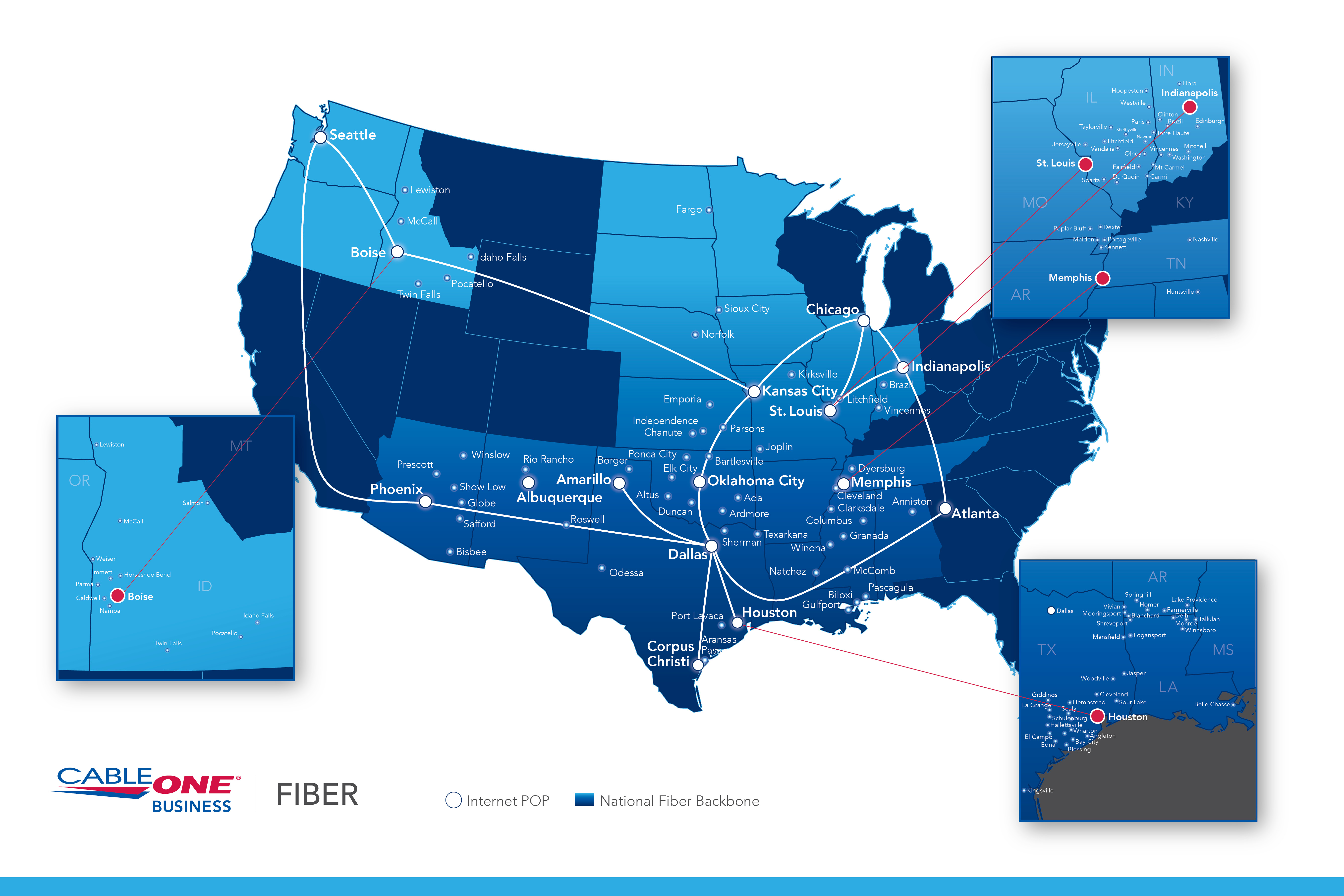 Fiberlink Fiber Map