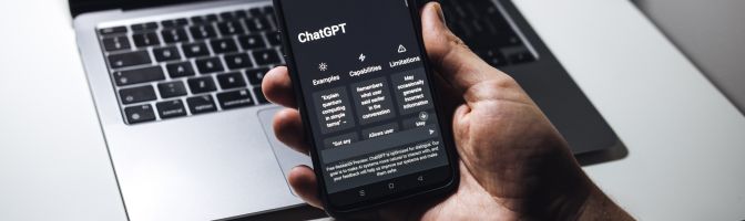 chat gbt app on mobile phone