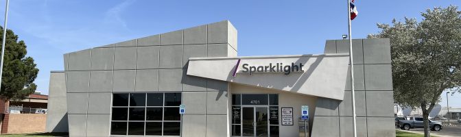 Picture of local Sparklight Internet provider office in Odessa, Texas