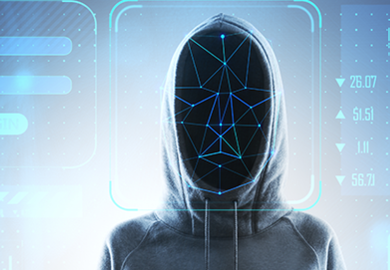 faceless person in hoody illustrating deepfake digital security threat
