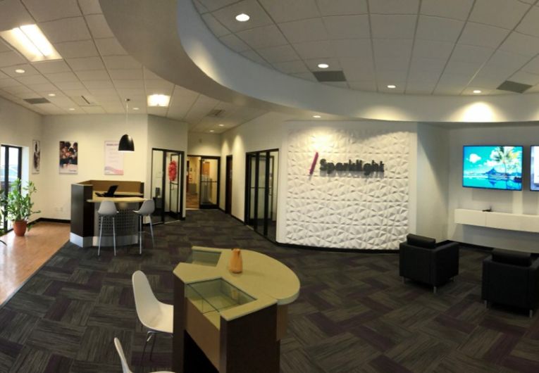 Interior office photo of Dexter, Missouri Sparklight Internet service provider office location. 