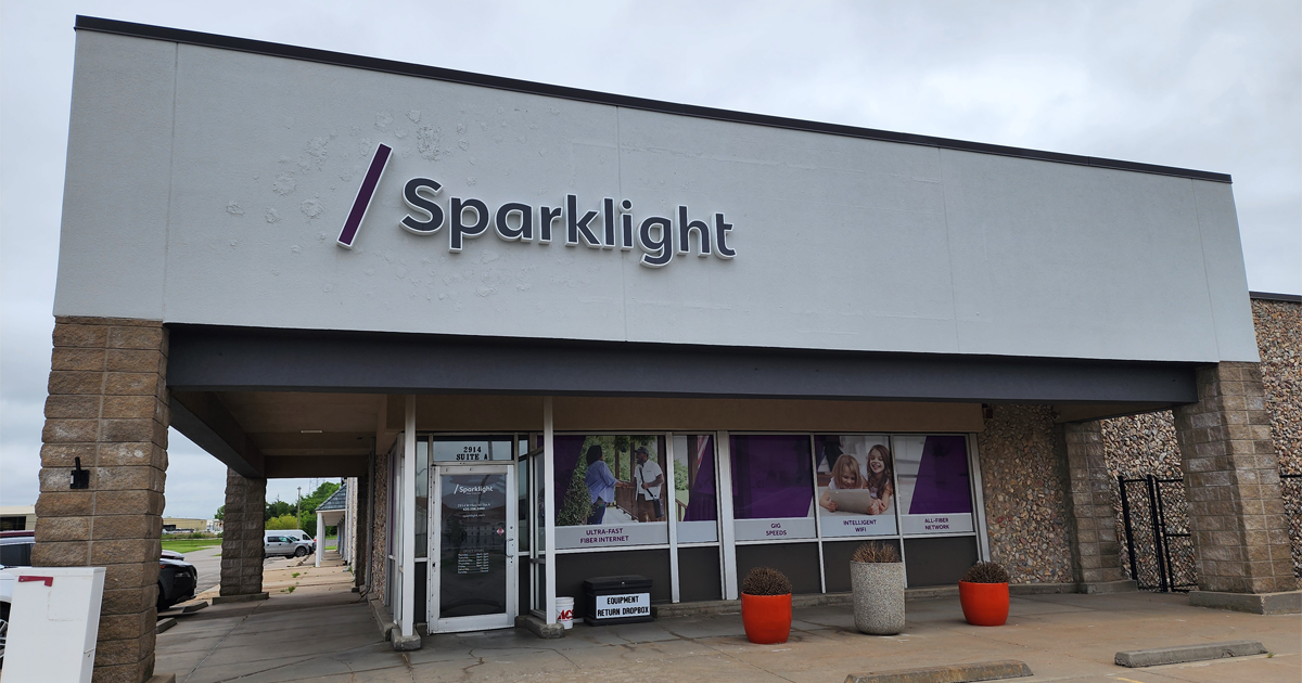 Picture of local Sparklight Internet provider office in Emporia, Kansas