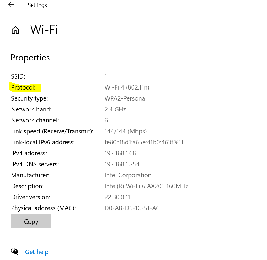 wifi computer screenshot